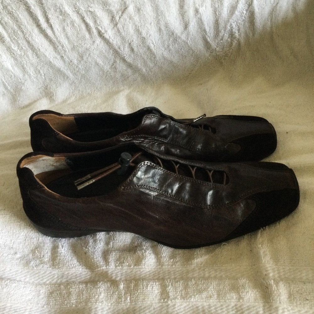 Paul Green women Brown leather and suede size 6 US